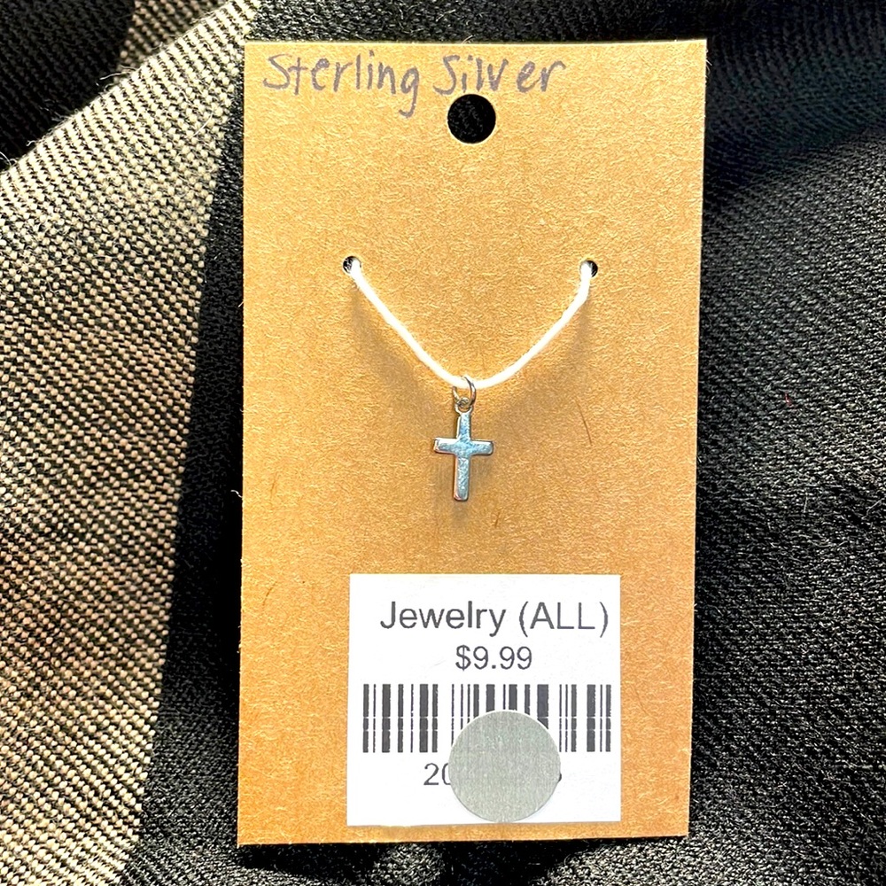 Sterling Silver Cross Necklace Pendant